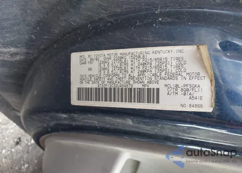 2002 Toyota Sienna Xle из США, поврежденный, VIN 4T3ZF13C32U484679